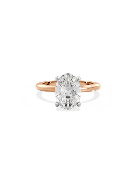 Oval Ceremonial Solitaire Ring