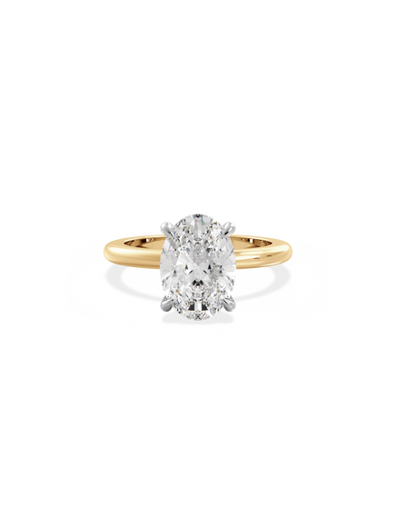 Oval Ceremonial Solitaire Ring