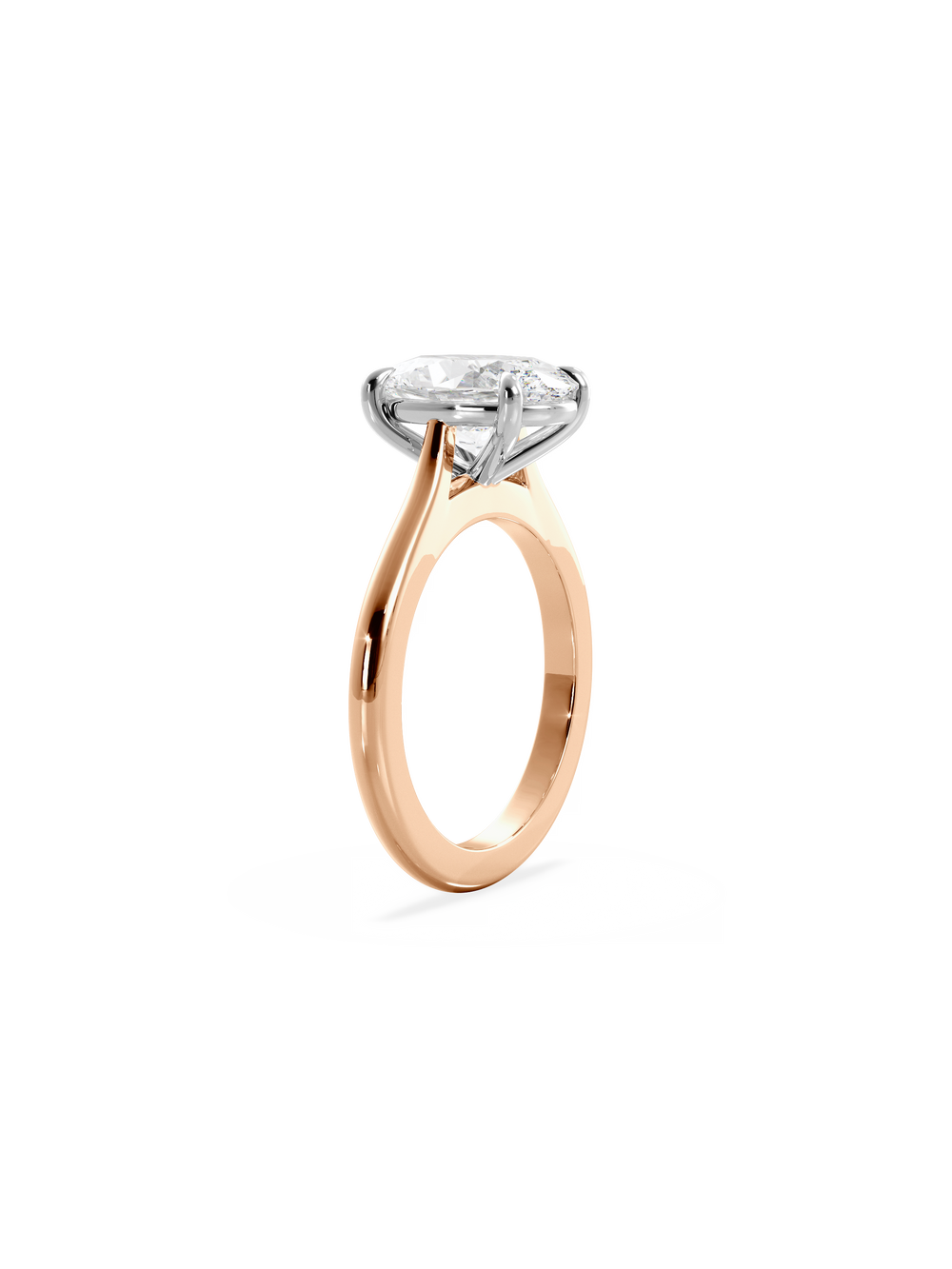 Oval Classic Solitaire Ring - View 