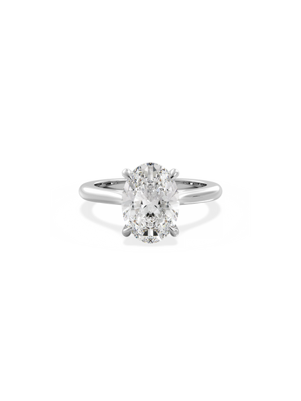 Oval Classic Solitaire Ring