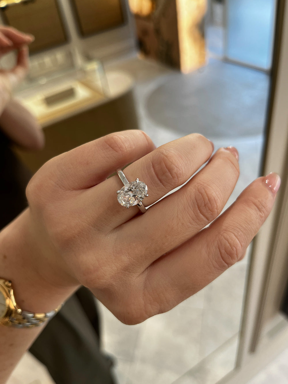 2.58ct Oval Ceremonial Solitaire Ring - View 