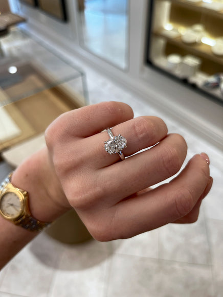 2.58ct Oval Ceremonial Solitaire Ring