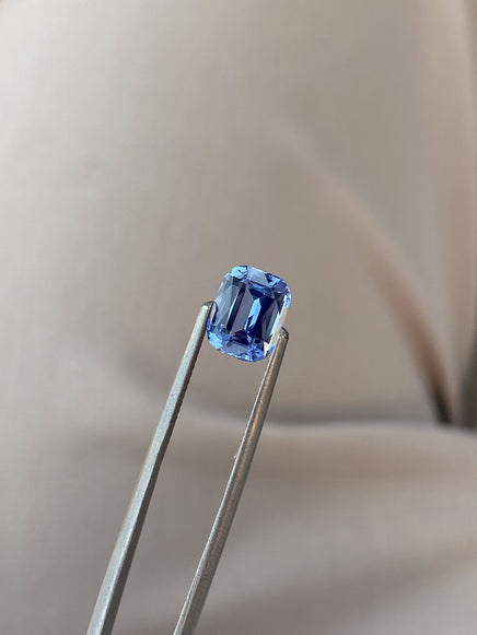 2.81ct Ceylon Elongated Cushion Sapphire