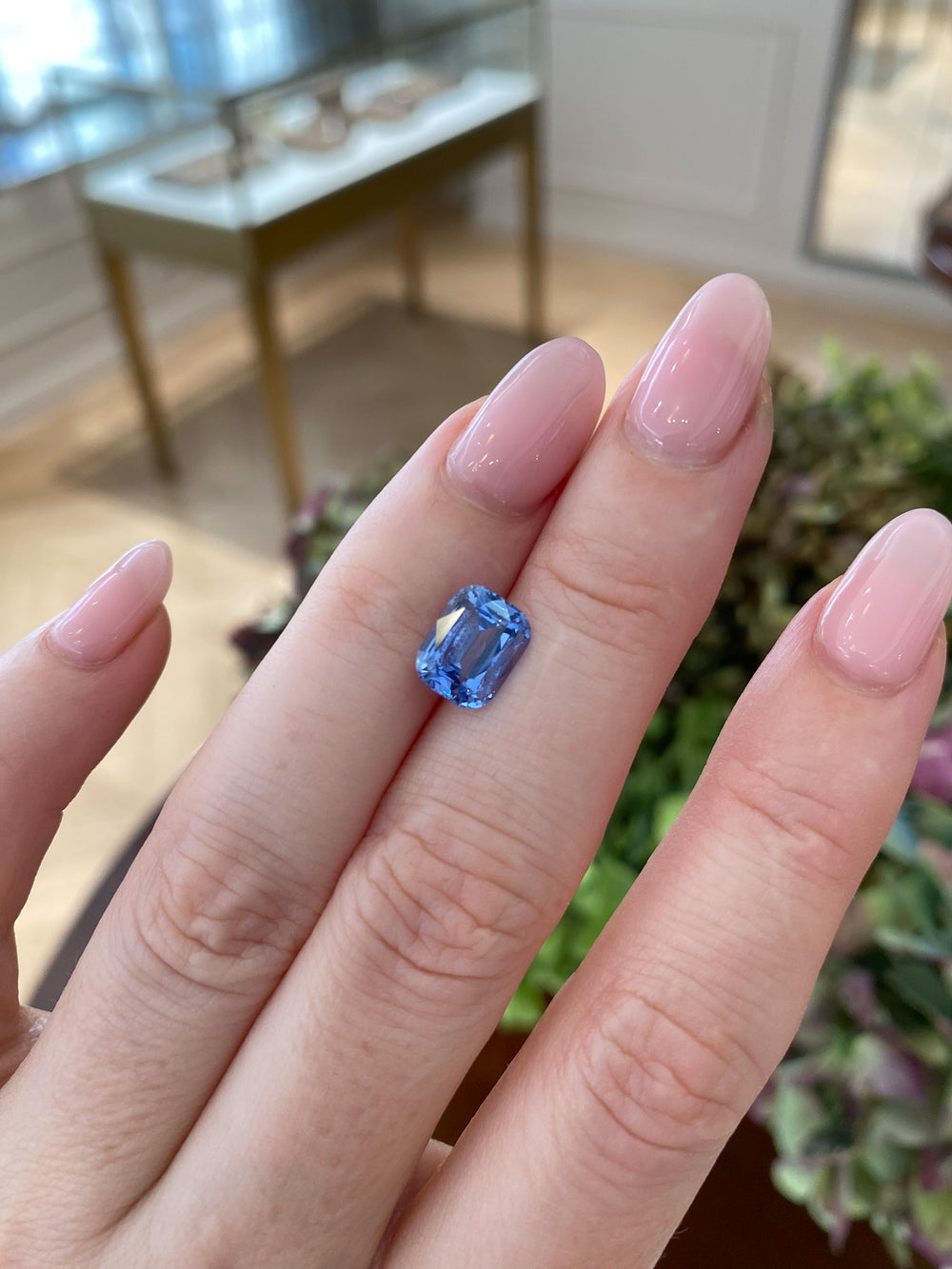 2.81ct Ceylon Elongated Cushion Sapphire - View 