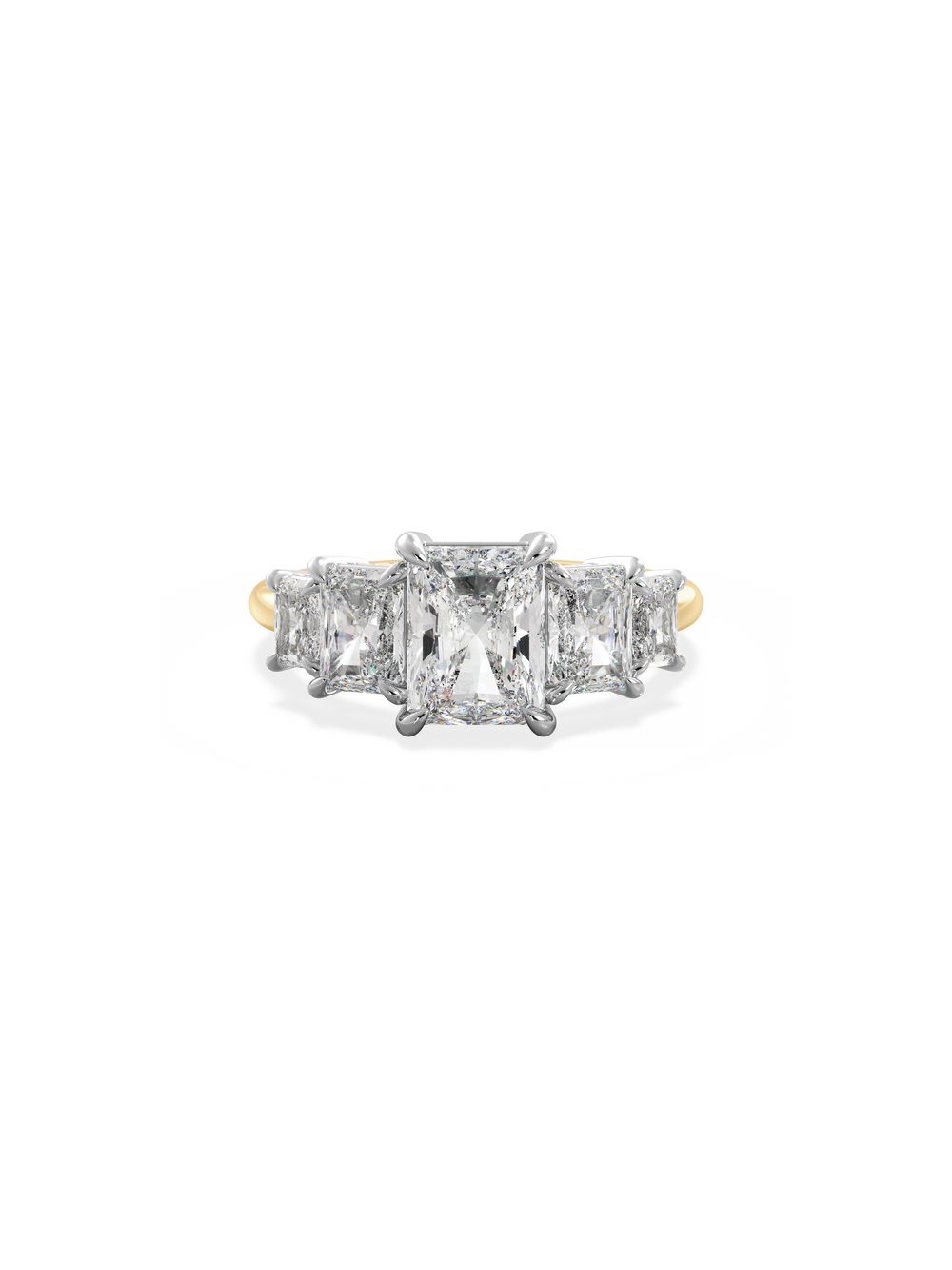 Radiant Signature Five-Stone Ring - View 