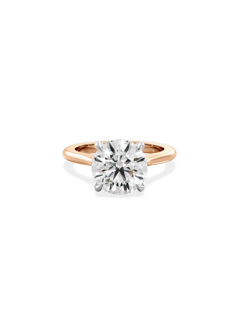 Round Classic Solitaire Ring - View 