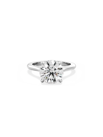Round Classic Solitaire Ring