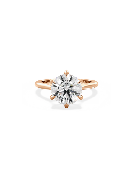 Round Classic Solitaire Ring