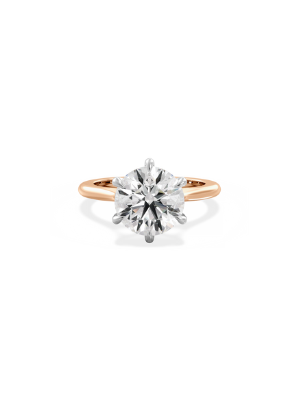 Round Classic Solitaire Ring