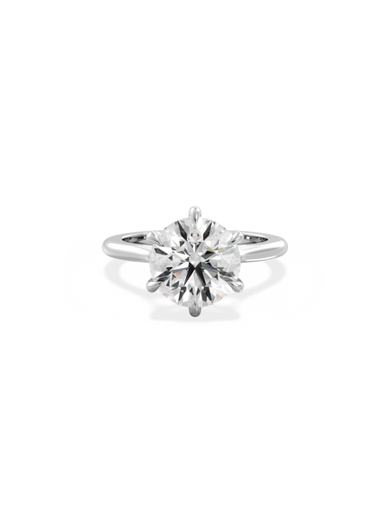 Round Classic Solitaire Ring