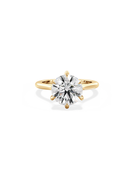Round Classic Solitaire Ring