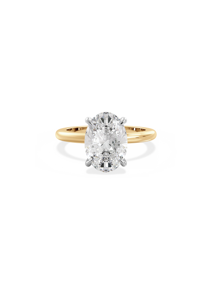 Oval Ceremonial Solitaire Ring