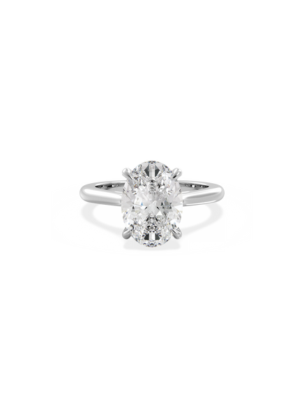 Oval Classic Solitaire Ring