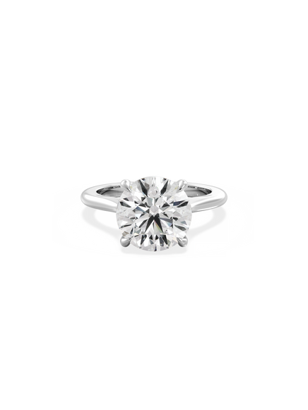 Round Classic Solitaire Ring