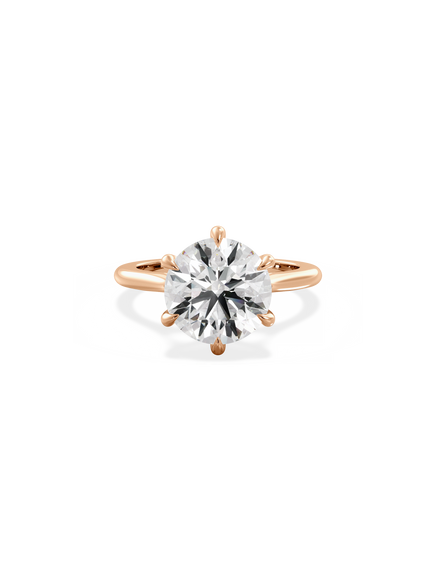 Round Classic Solitaire Ring