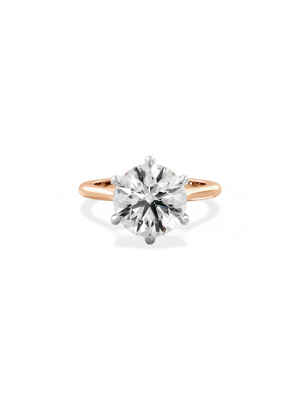 Round Classic Solitaire Ring