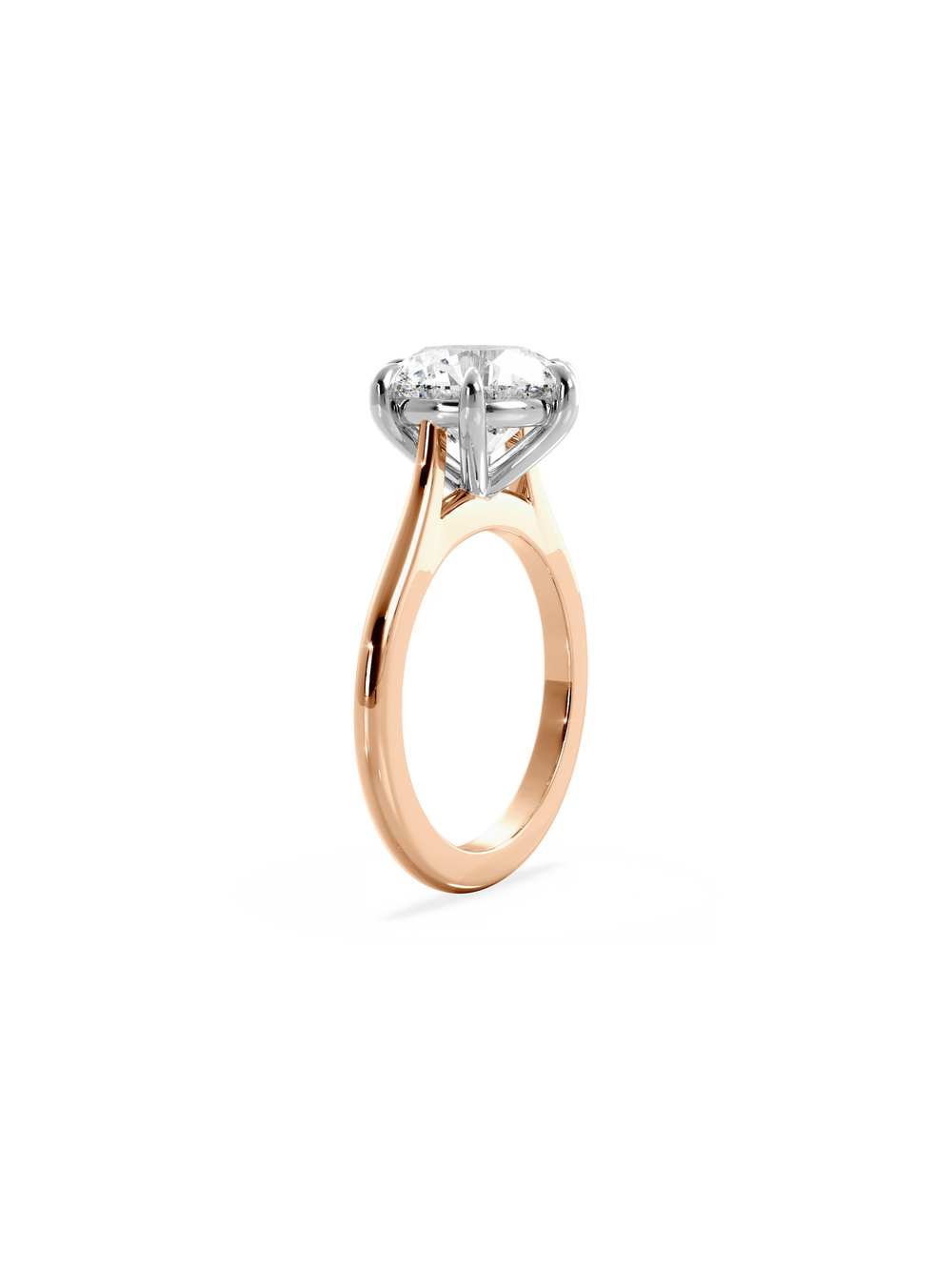 Round Classic Solitaire Ring - View 