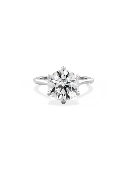 Round Classic Solitaire Ring