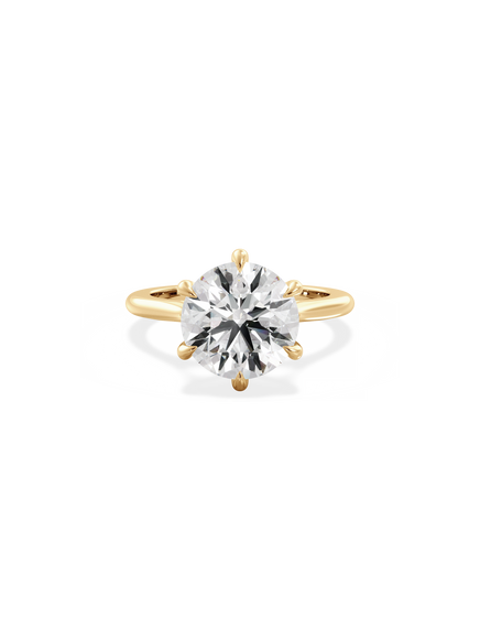 Round Classic Solitaire Ring