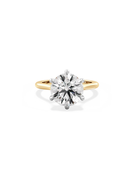 Round Classic Solitaire Ring