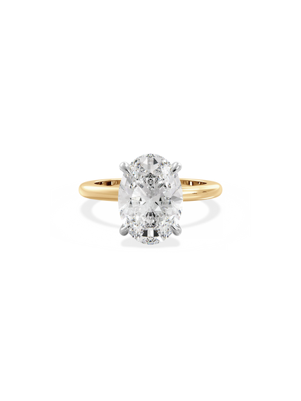 Oval Ceremonial Solitaire Ring