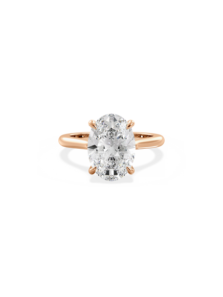Oval Classic Solitaire Ring