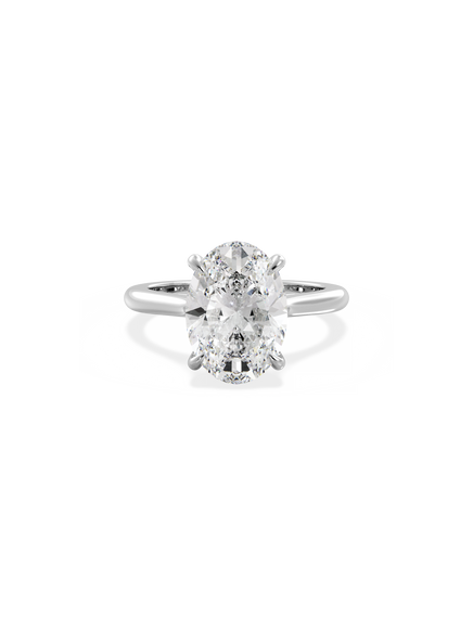 Oval Classic Solitaire Ring