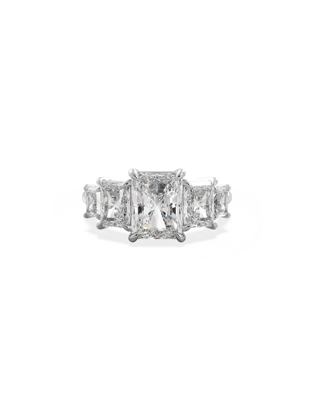 Radiant Signature Five-Stone Ring - View 