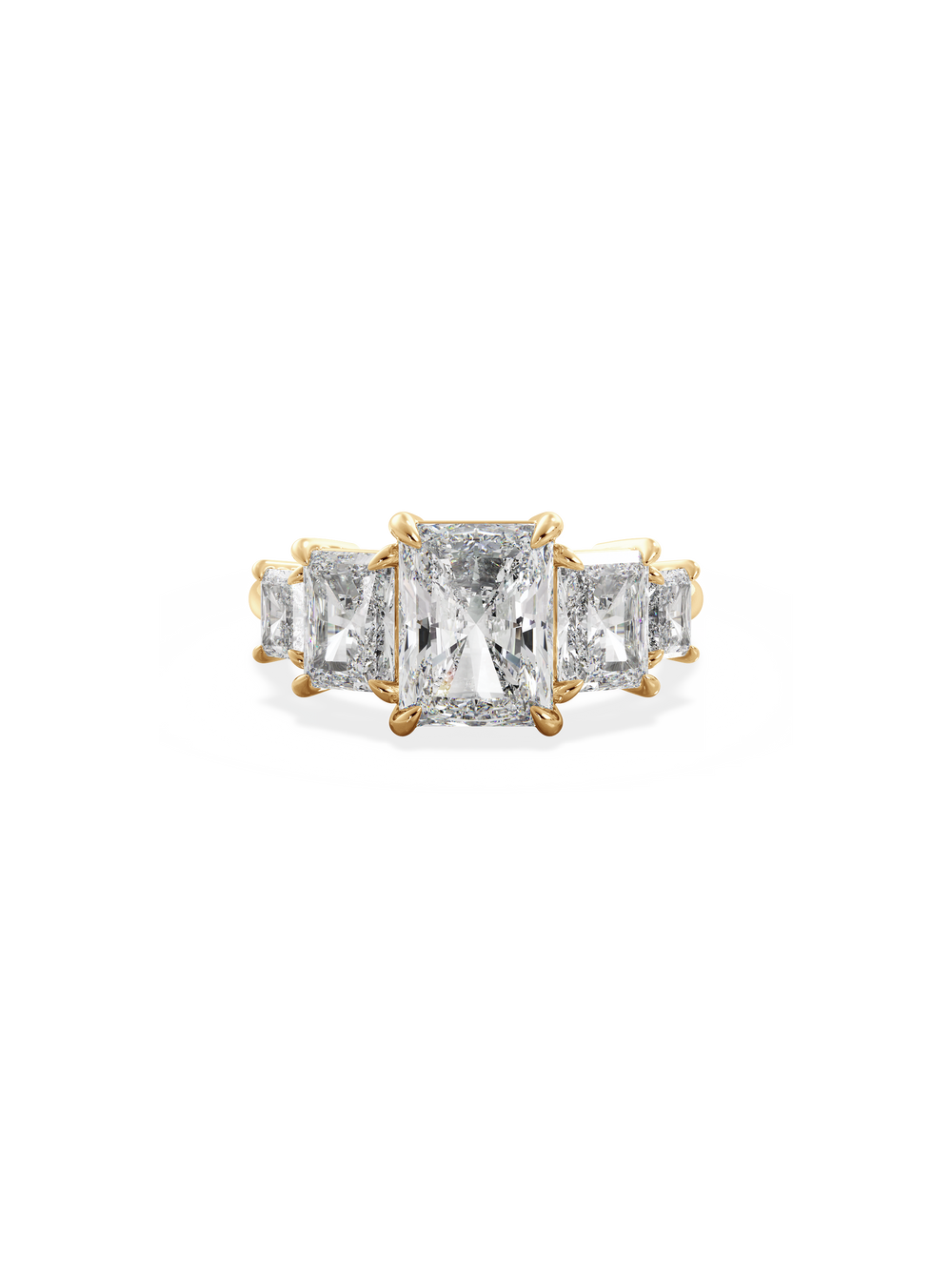 Radiant Signature Five-Stone Ring - View 