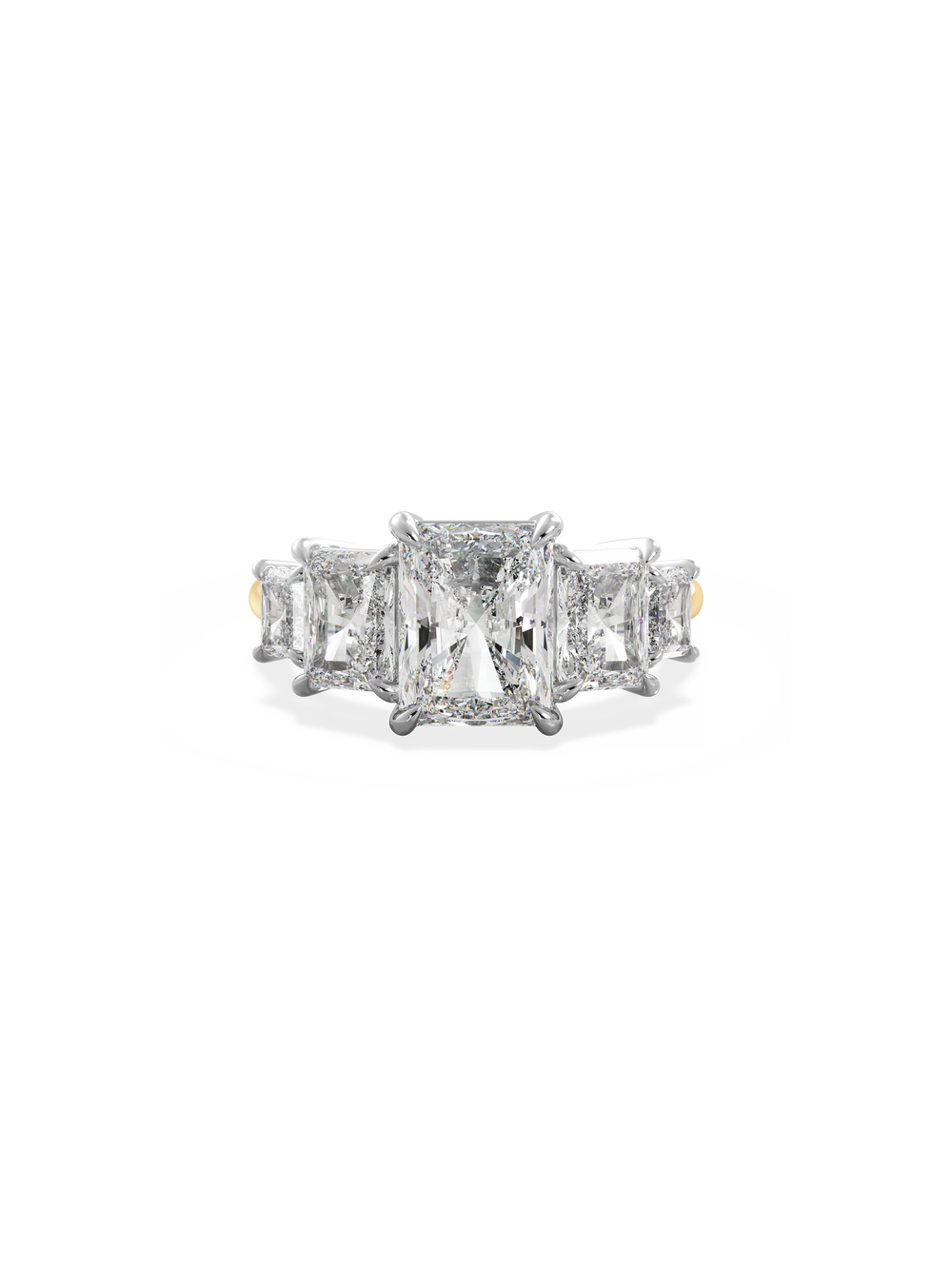 Radiant Signature Five-Stone Ring - View 