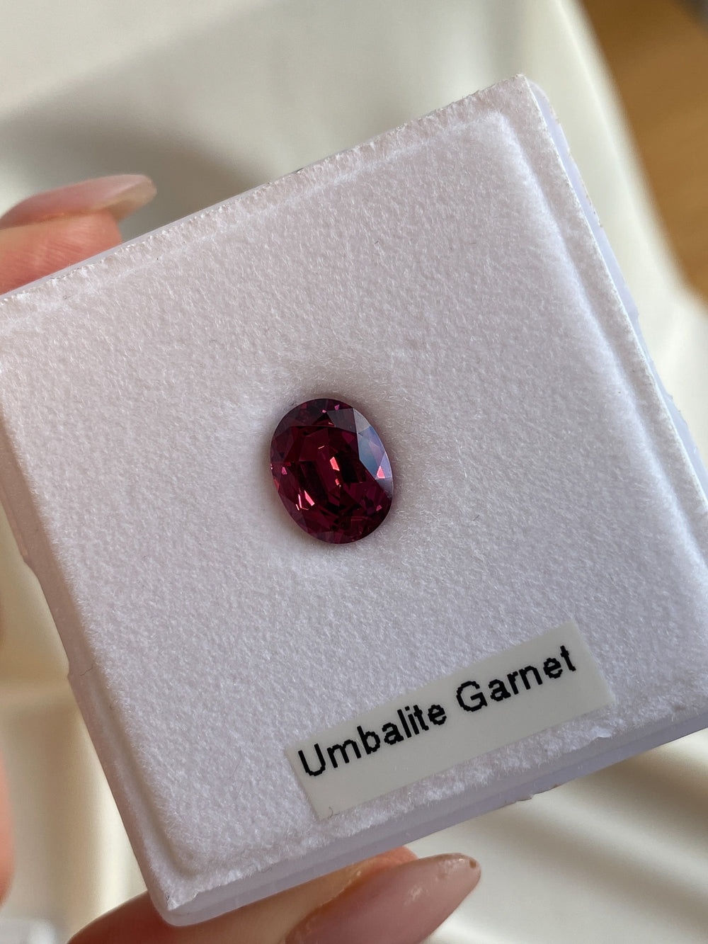 3.97ct Oval Umbalite Garnet - View 
