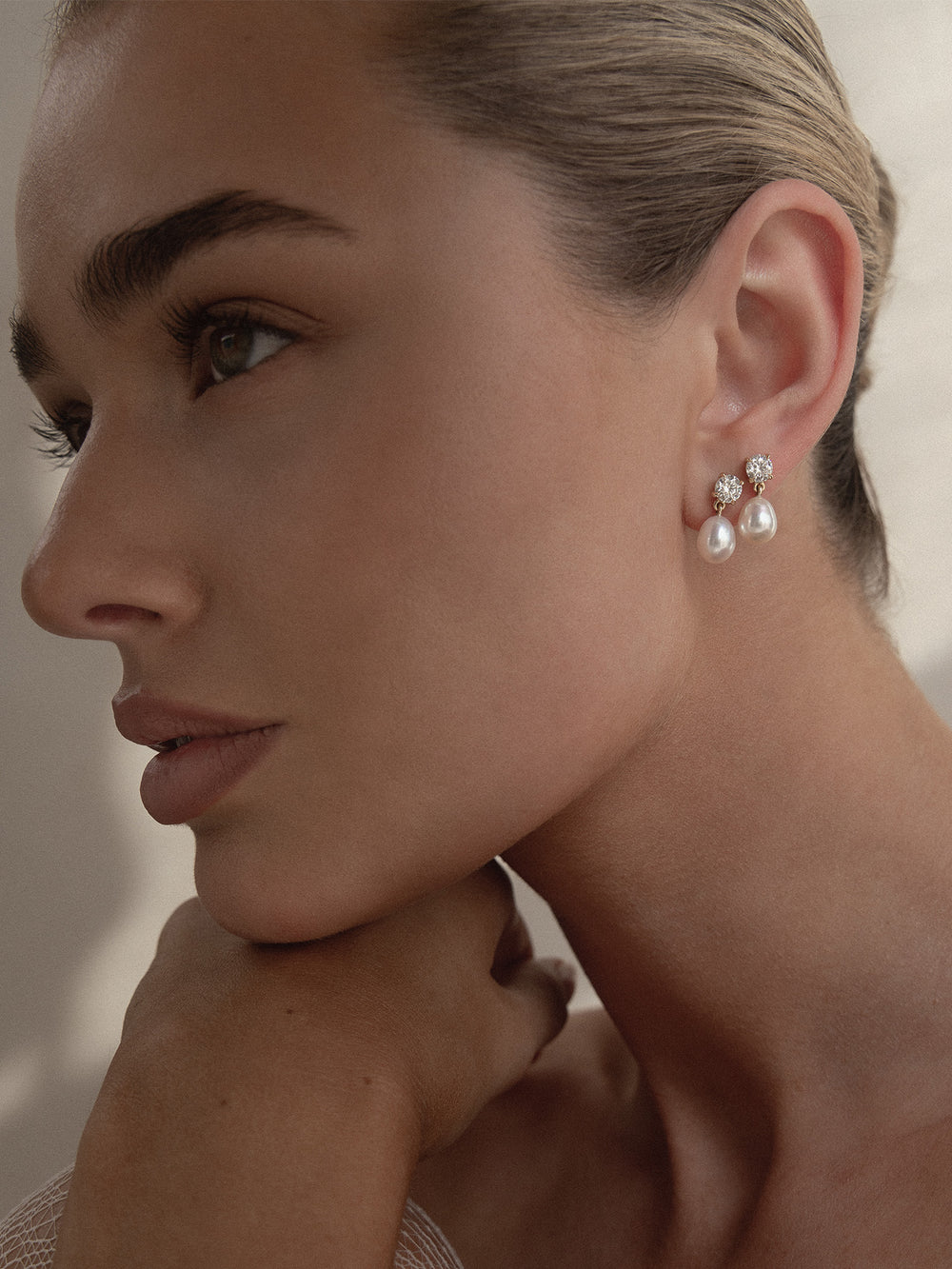 Aurora Pearl Earrings - View 