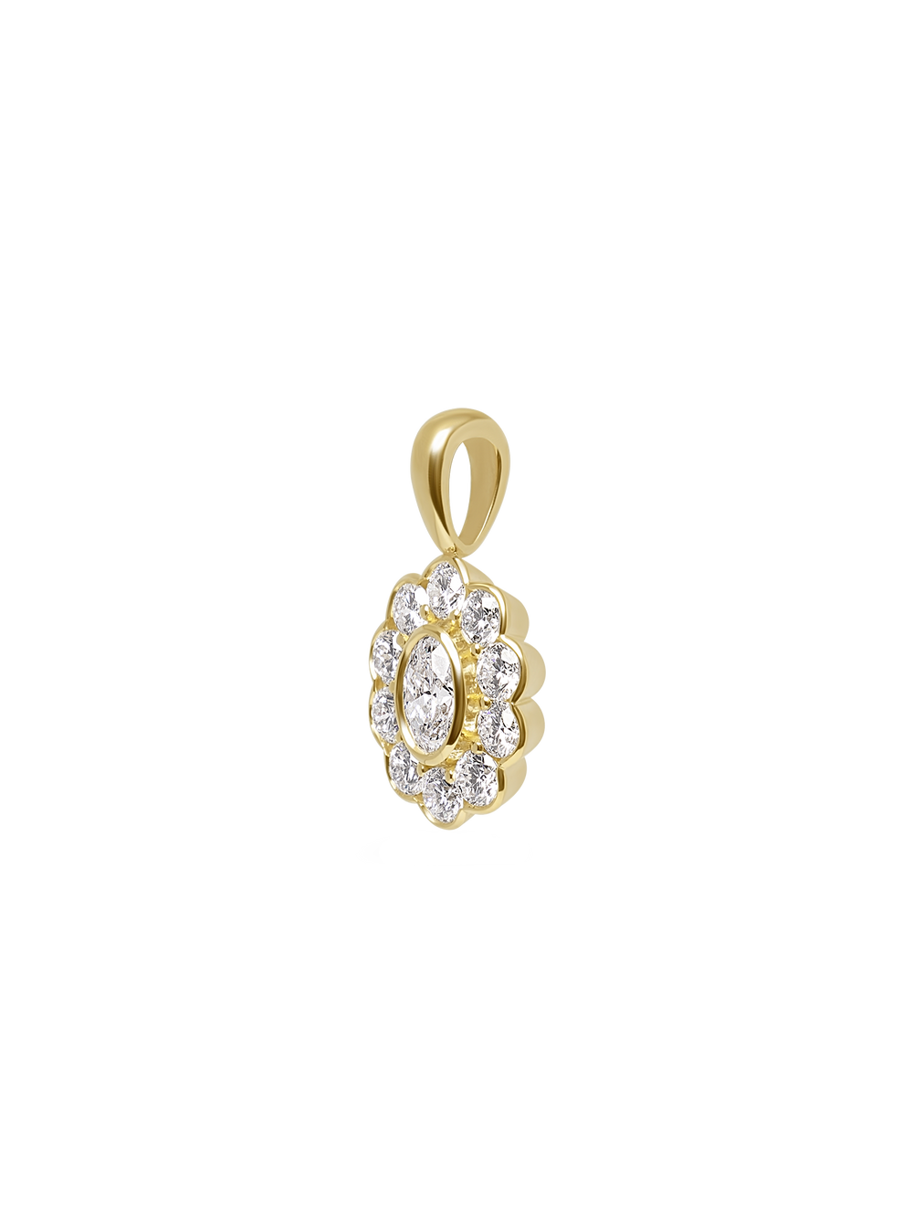 Diamond Solene Pendant - View 