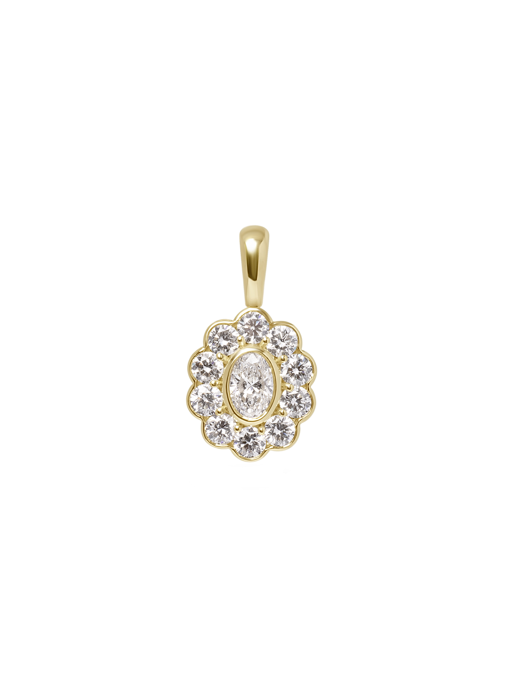 Diamond Solene Pendant - View 