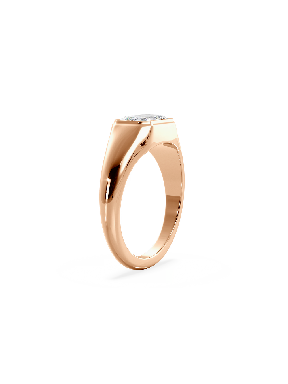 Emerald Signet Ring - View 