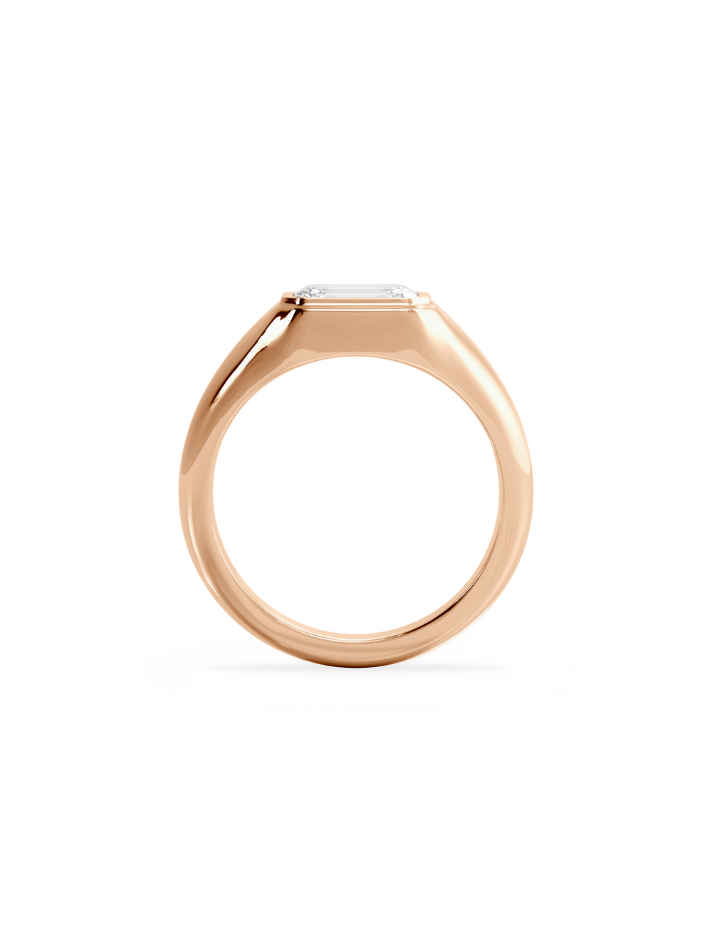 Emerald Signet Ring - View 