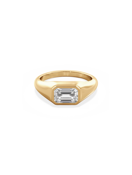 Emerald Signet Ring