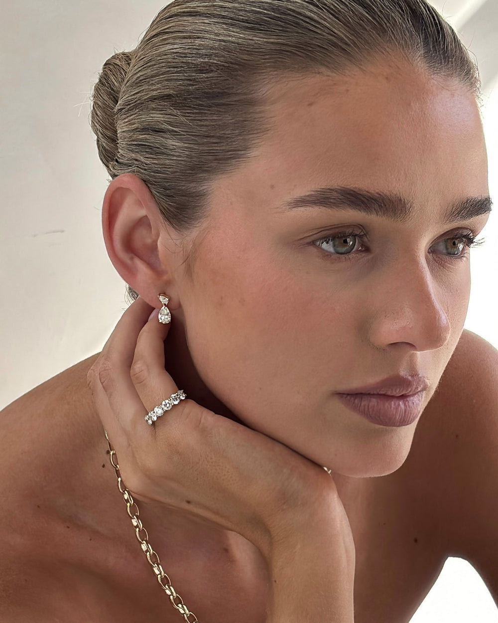 Ivy Statement Drop Earrings - View 