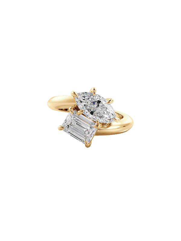Toi et Moi Engagement Rings