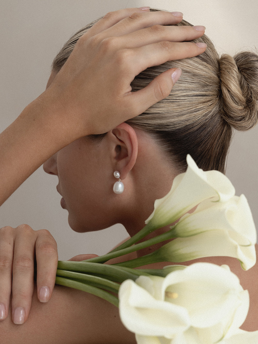 Margot Pearl Earrings - View 