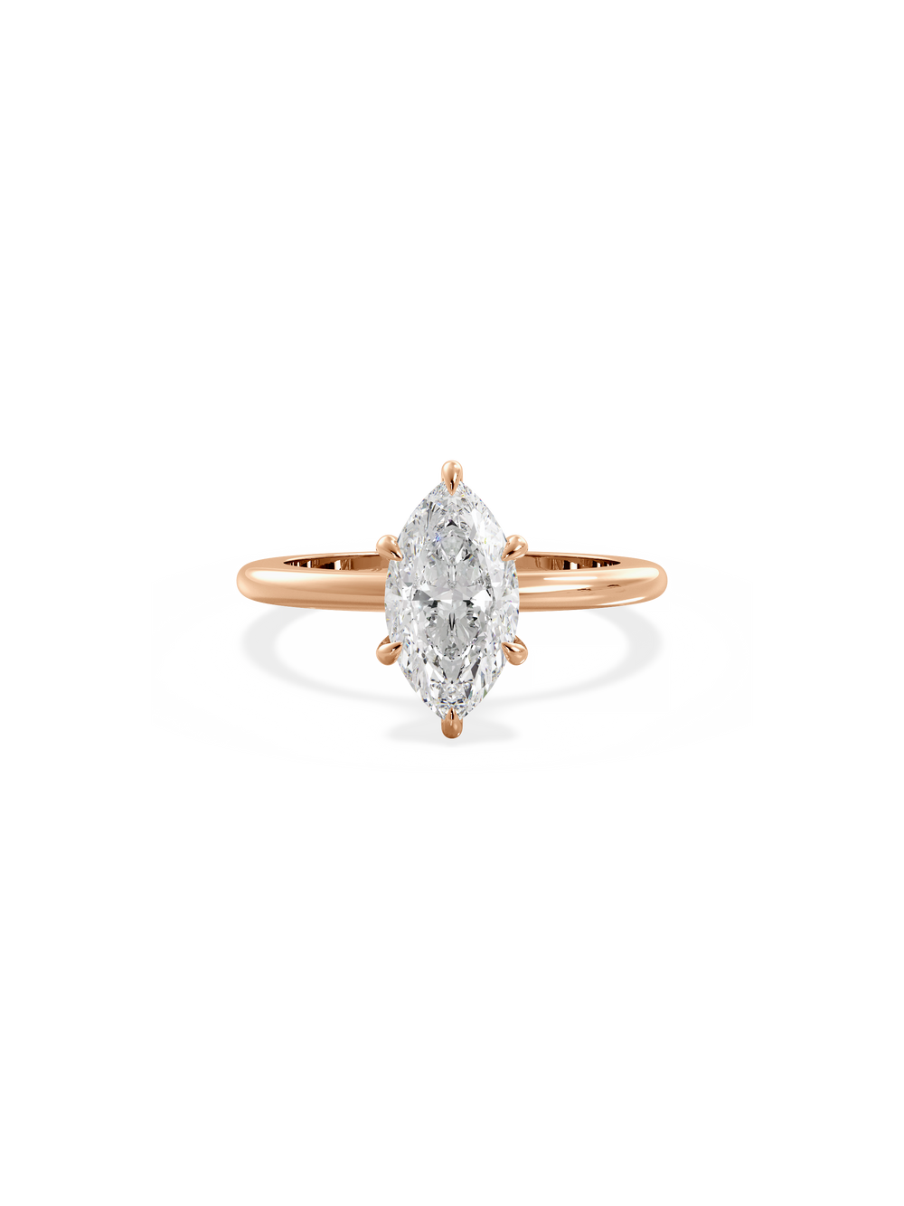 Marquise Ceremonial Solitaire Ring