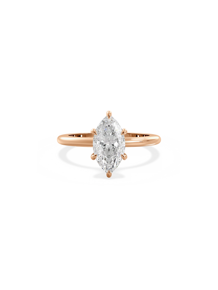 Marquise Ceremonial Solitaire Ring