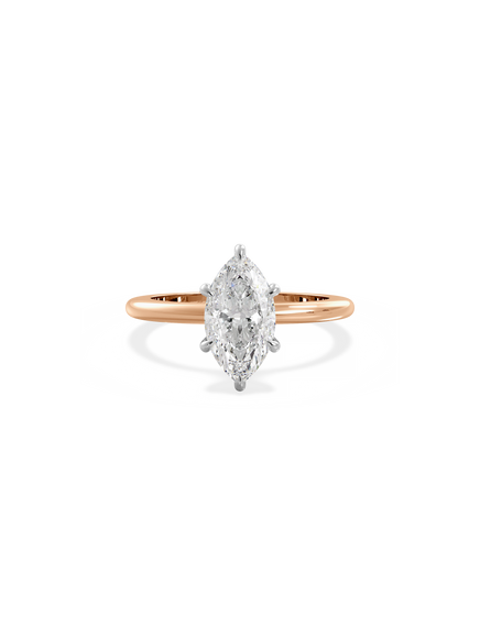 Marquise Ceremonial Solitaire Ring