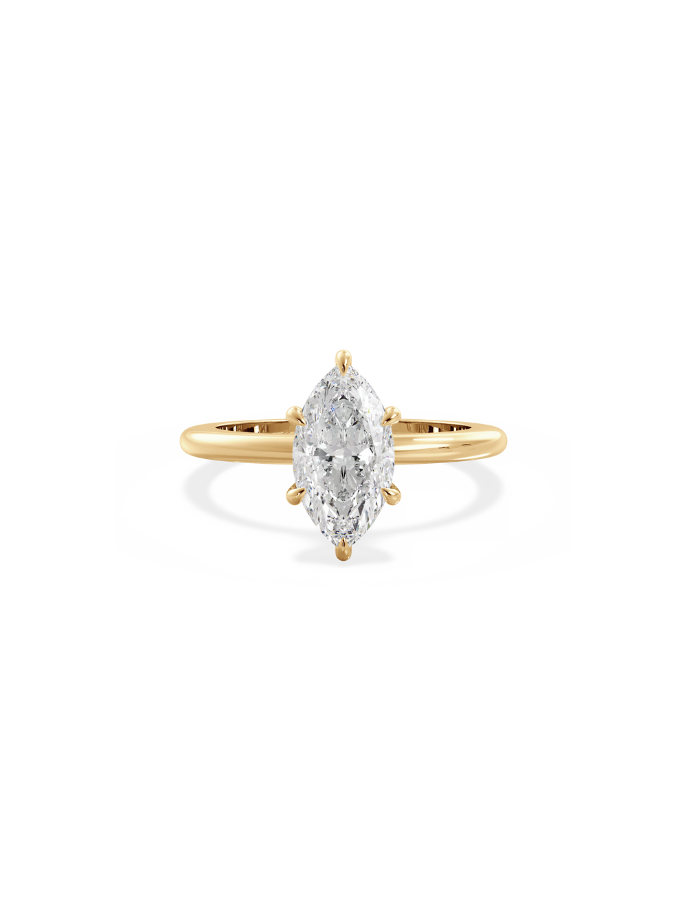 Marquise Ceremonial Solitaire Ring