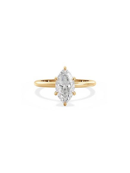 Marquise Ceremonial Solitaire Ring
