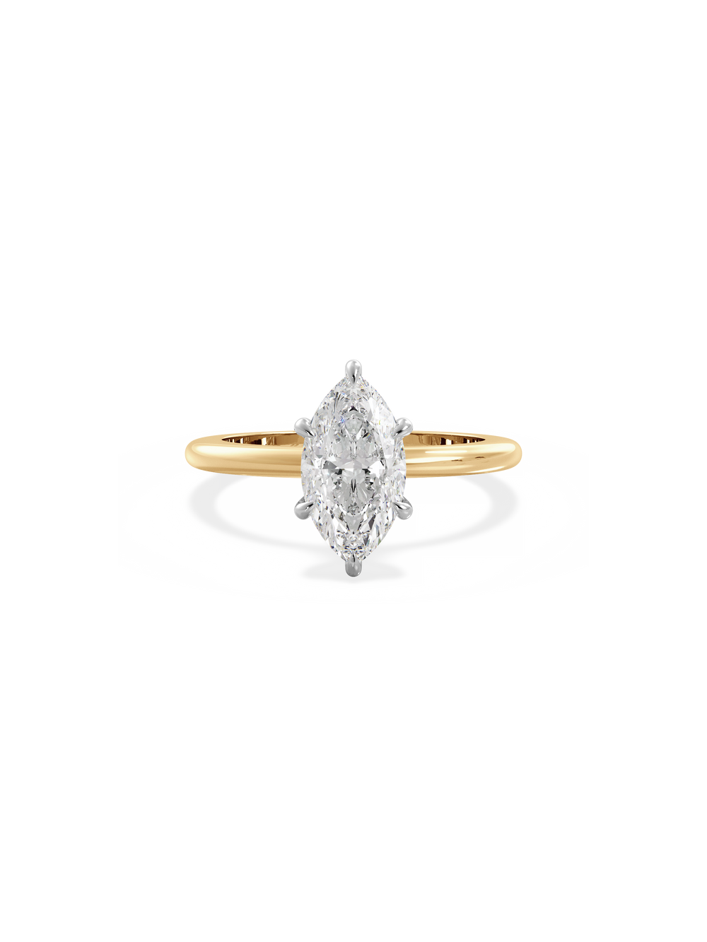 Marquise Ceremonial Solitaire Ring