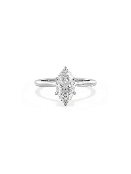 Marquise Classic Solitaire Ring
