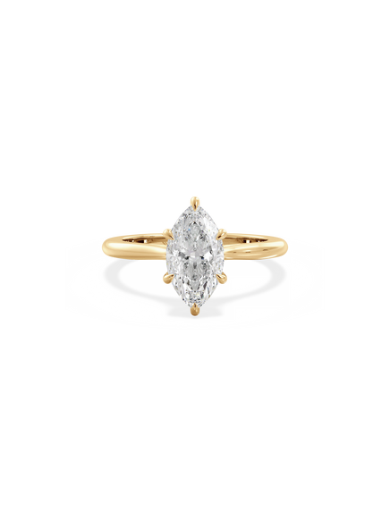 Marquise Classic Solitaire Ring