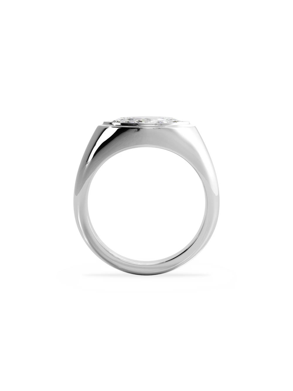 Marquise Signet Ring - View 