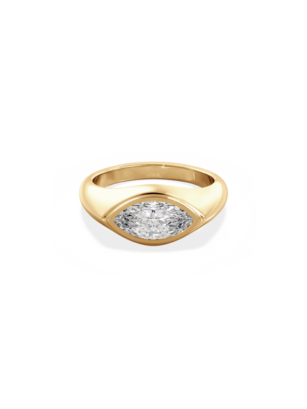 Marquise Signet Ring
